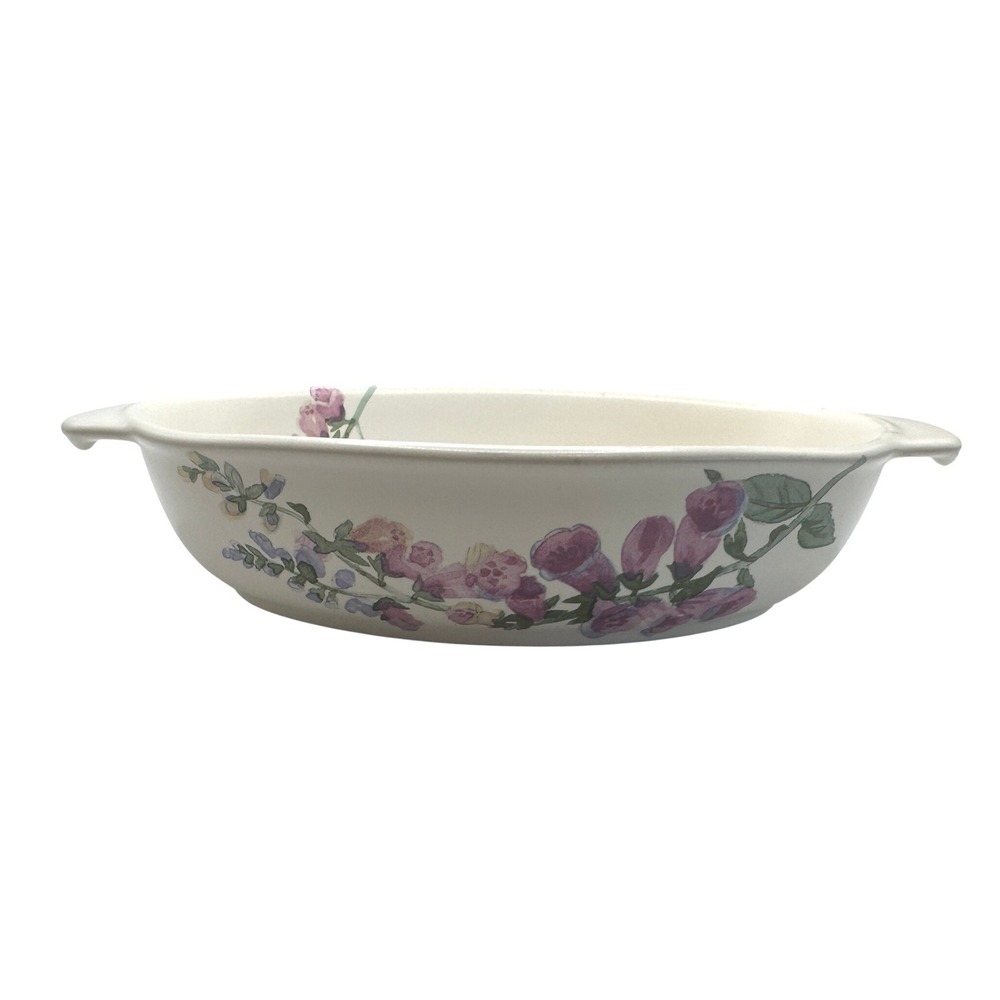 Pfaltzgraff Cape May All-in-One Purple Foxglove small casserole bowl vintage